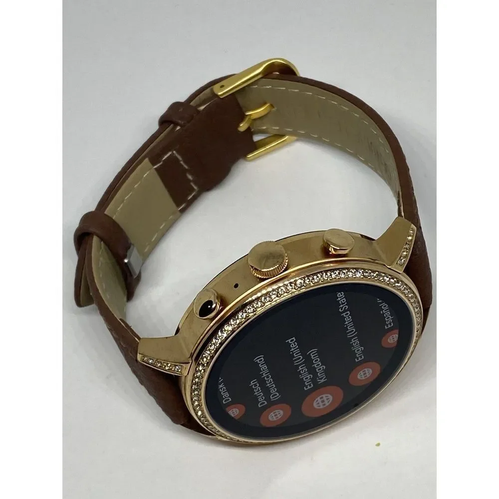 Fossil Gen 4 Authentic Digital Dial Smart Watch Custom Band FTW6011 AB573